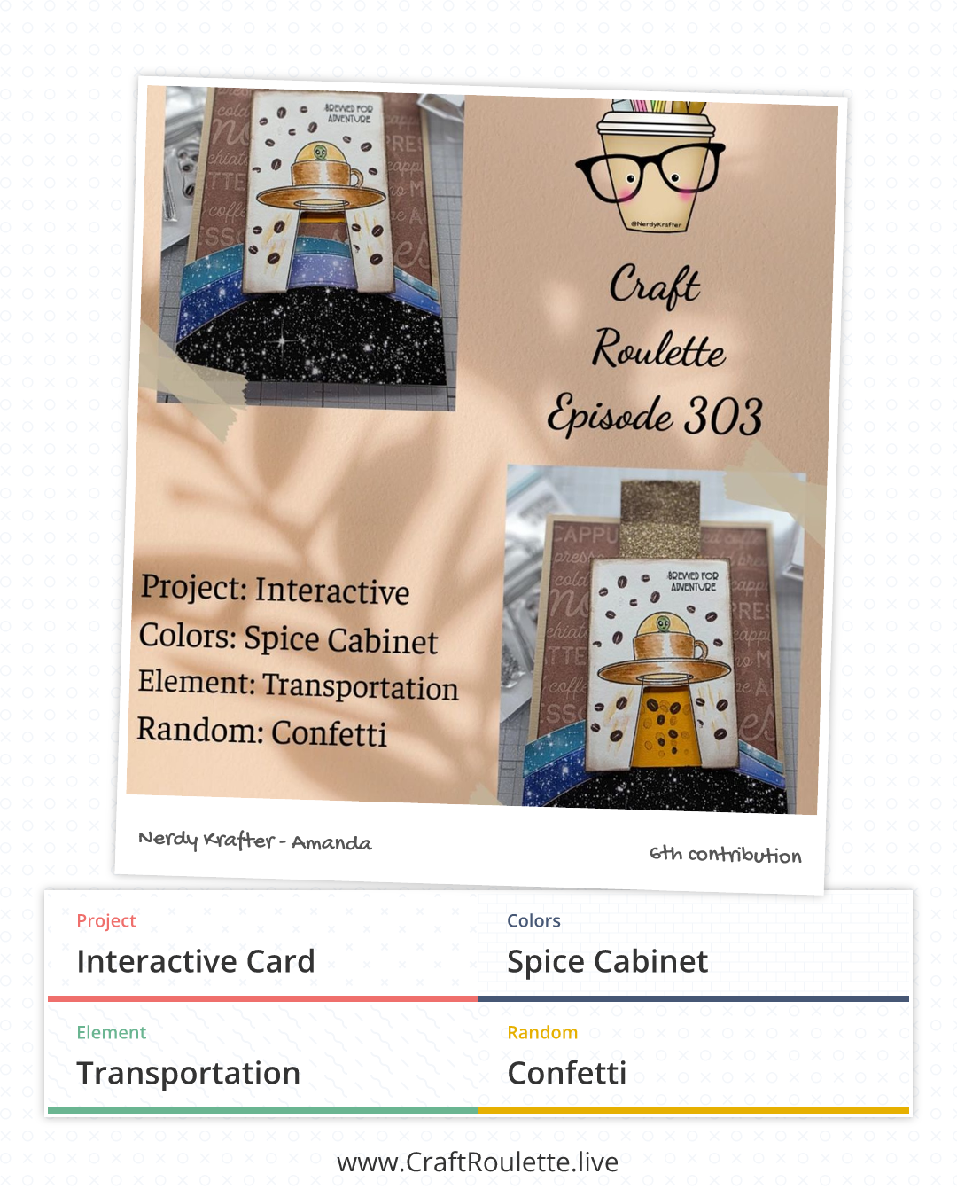 ☕🚀 Craft Roulette #303 — Caffeinated Alien Adventure